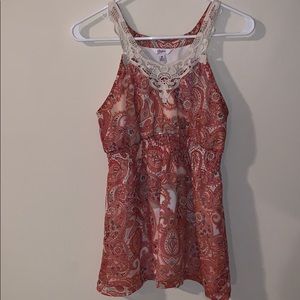 Patterned tank top
